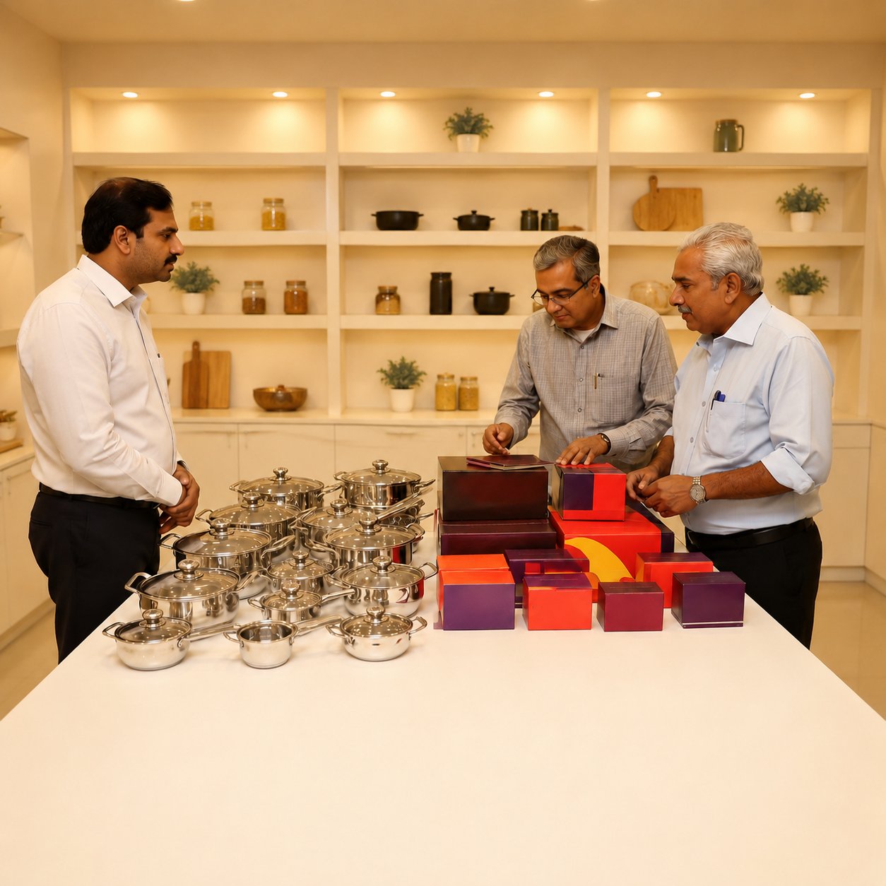 Grand Giftcare showroom consultation for credit society committee