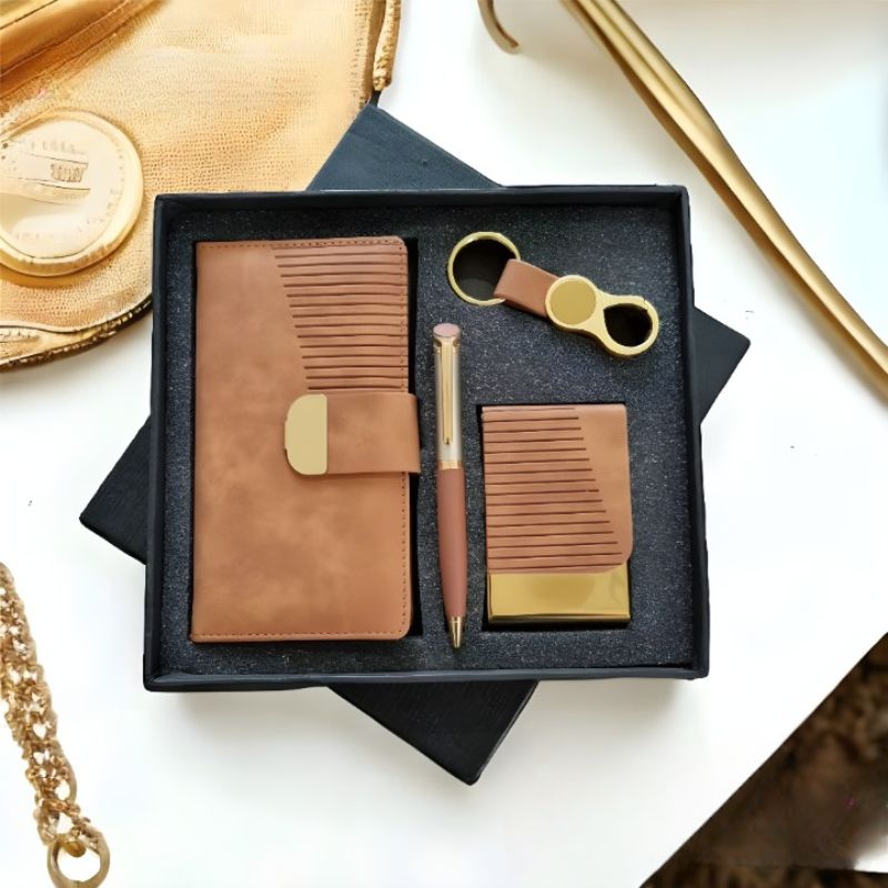 Pen, Notebook, Keychain & Card Holder