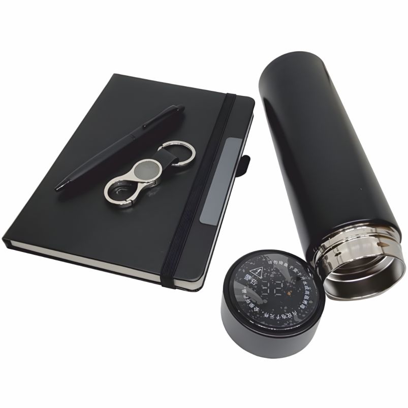Notebook, Pen, Bottle & Keychain Set